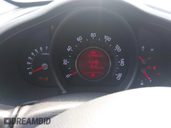 2013 Kia Sportage EX with VIN KNDPCCA23D7427564, listed as a IAAI auction lot 42681328 with 111,963 mi miles and . Bid and sale history available at DreamBid. Image 7.