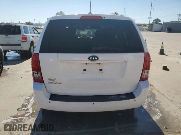 2012 Kia Sedona LX with VIN KNDMG4C75C6418908, listed as a Copart auction lot 75658454 with 203,375 mi miles and Salvage Title. Bid and sale history available at DreamBid. Image 6.