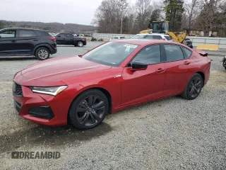 2022 Acura TLX w/A-Spec Package with VIN 19UUB6F57NA003367, listed as a Copart auction lot 46024645 with 18,463 mi miles and Salvage Title. Bid and sale history available at carsss.com. Image 1.