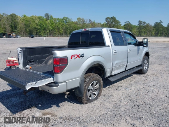 2013 Ford F-150 XL with VIN 1FTFW1ET0DFC85741, listed as a IAAI auction lot 42022221 with 156,509 mi miles. Bid and sale history available at carsss.com. Image 4.
