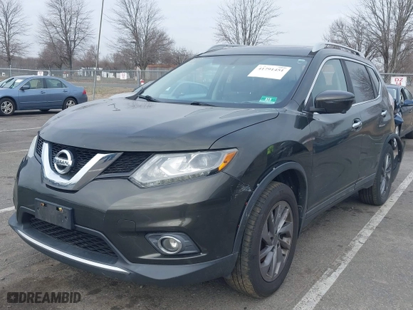 2016 Nissan Rogue SV with VIN 5N1AT2MV4GC877592, listed as a IAAI auction lot 41791451 with 84,385 mi miles. Bid and sale history available at carsss.com. Image 23.