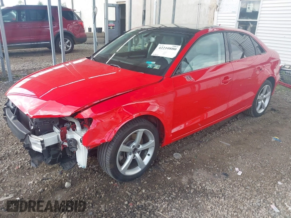 2015 Audi A3 Premium z VIN WAUACGFFXF1044118, wystawiony jako IAAI lot #42210880 z przebiegiem 59 011 mil mil oraz . Historia ofert i sprzedaży dostępna na DreamBid. Obrazek 2.