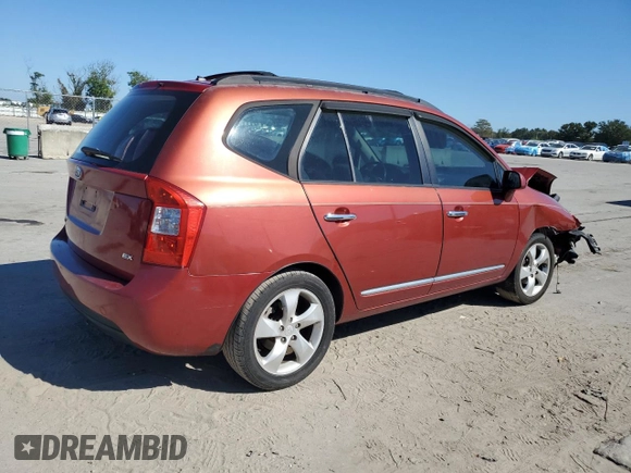 2008 Kia Rondo LX with VIN KNAFG525487209835, listed as a Copart auction lot 76913274 with 148,341 mi miles and Salvage Title. Bid and sale history available at carsss.com. Image 3.