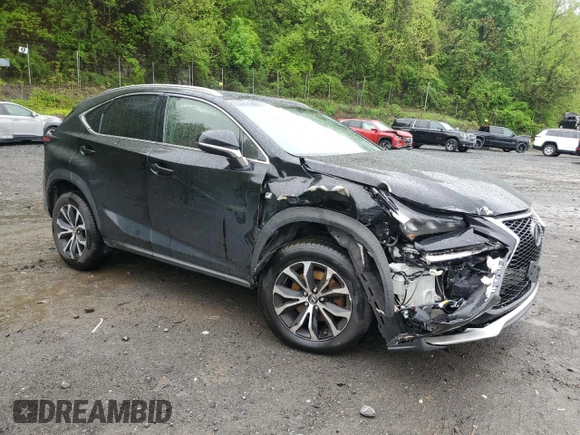 2016 Lexus NX 200t with VIN JTJBARBZ1G2089529, listed as a Copart auction lot 54798925 with 128,629 mi miles and Salvage title. Bid and sale history available at DreamBid. Image 4.