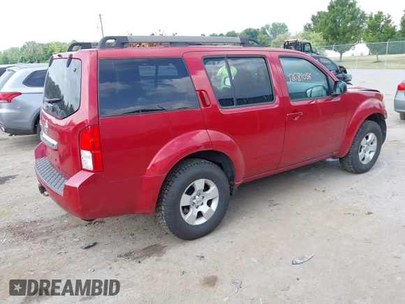 2011 Nissan Pathfinder LE with VIN 5N1AR1NBXBC619356, listed as a IAAI auction lot 42681056 with 162,112 mi miles and . Bid and sale history available at DreamBid. Image 4.