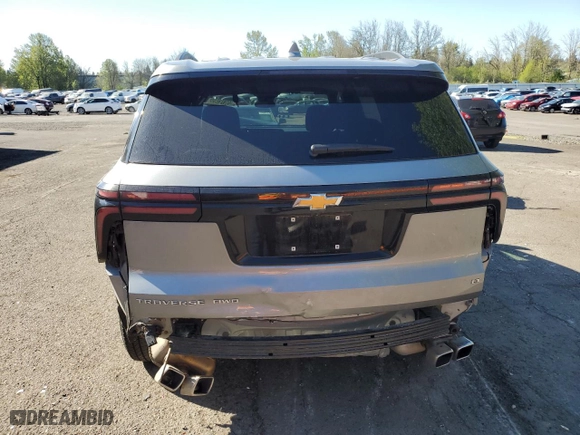 2024 Chevrolet Traverse AWD LT with VIN 1GNEVGKS5RJ189421, listed as a Copart auction lot 53678385 with 17,019 mi miles and Clean Title. Bid and sale history available at carsss.com. Image 6.