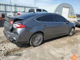 2016 Ford Fusion Titanium with VIN 3FA6P0D98GR205175, listed as a Copart auction lot 54261925 with 115,056 mi miles and Salvage title. Bid and sale history available at DreamBid. Image 3.
