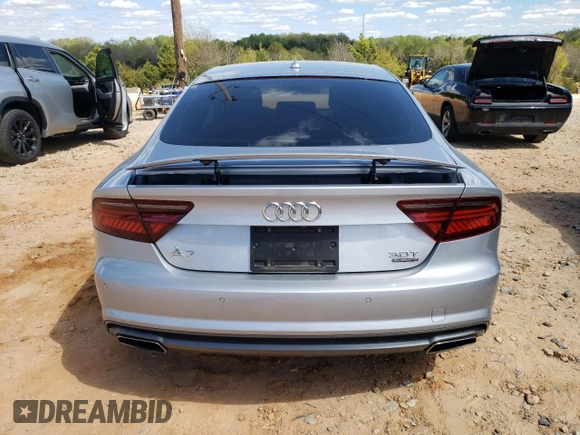 2016 Audi A7 3.0 Premium Plus with VIN WAUWGAFC7GN006370, listed as a Copart auction lot 49311144 with Not Provided miles. Bid and sale history available at carsss.com. Image 6.