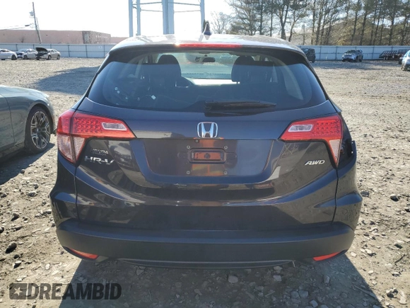 2017 Honda HR-V LX with VIN 3CZRU6H38HM714202, listed as a Copart auction lot 47058515 with 67,691 mi miles and Salvage Title. Bid and sale history available at DreamBid. Image 6.