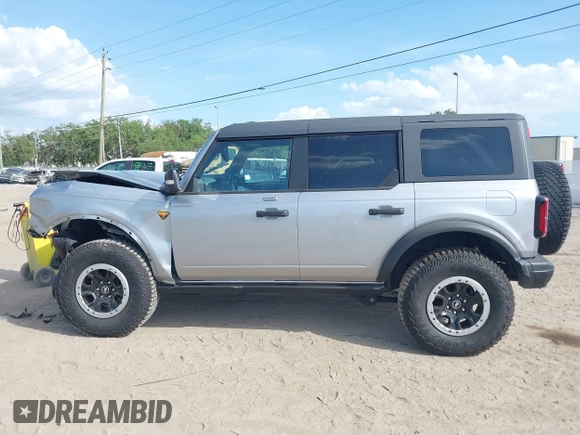 2023 Ford Bronco with VIN 1FMEE5DP1PLB89368, listed as a IAAI auction lot 41957069 with 14,387 mi miles. Bid and sale history available at carsss.com. Image 14.