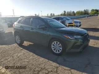2024 Toyota Corolla Cross LE with VIN 7MUCAAAG1RV095485, listed as a Copart auction lot 54588355 with 4,210 mi miles and Salvage title. Bid and sale history available at DreamBid. Image 4.
