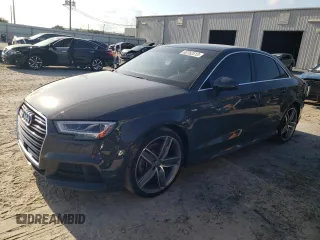 2019 Audi A3 Sedan Premium Plus with VIN WAUJEGFF6K1017891, listed as a Copart auction lot 60752513 with 62,746 mi miles. Bid and sale history available at carsss.com. Image 1.