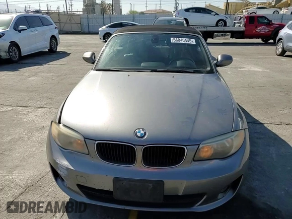 2012 BMW 1 Series 128i with VIN WBAUN1C5XCVR00151, listed as a Copart auction lot 56040445 with 171,302 mi miles and Salvage title. Bid and sale history available at DreamBid. Image 13.