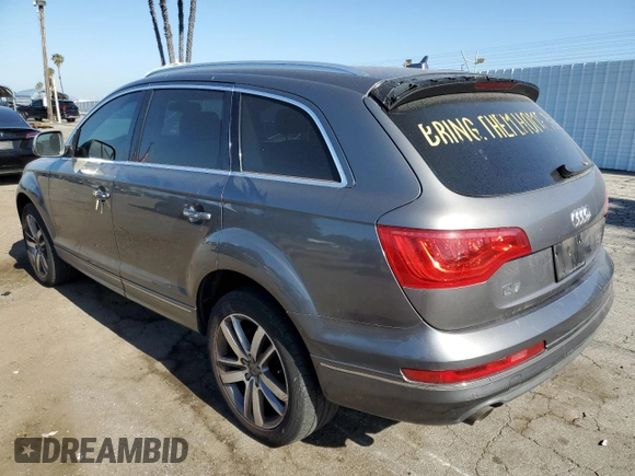 2012 Audi Q7 Premium Plus z VIN WA1LMAFE7CD009828, wystawiony jako Copart lot #56155035 z przebiegiem 91 379 mil mil oraz Szkoda całkowita • Salvage title. Historia ofert i sprzedaży dostępna na DreamBid. Obrazek 2.