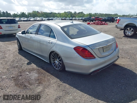 2015 Mercedes-Benz S-Class S 550 with VIN WDDUG8CB4FA094398, listed as a IAAI auction lot 41954289 with 1 mi miles. Bid and sale history available at carsss.com. Image 3.