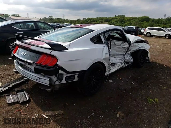 2019 Ford Mustang GT with VIN 1FA6P8CF4K5132002, listed as a Copart auction lot 58768795 with 9,615 mi miles and Salvage title. Bid and sale history available at DreamBid. Image 14.
