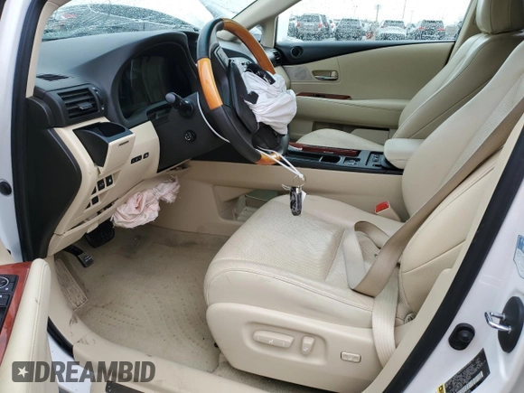 2012 Lexus RX 350 with VIN 2T2BK1BA8CC141614, listed as a Copart auction lot 54475895 with Not provided miles and Clean title. Bid and sale history available at DreamBid. Image 7.