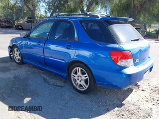 2005 Subaru Impreza Wagon (Natl) WRX with VIN JF1GG29605G807538, listed as a IAAI auction lot 41648475 with 92,187 mi miles. Bid and sale history available at carsss.com. Image 3.