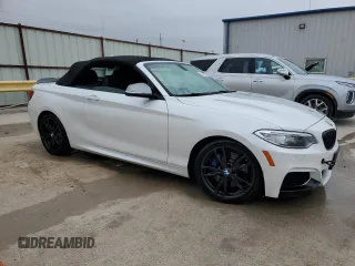 2016 BMW 2 Series M235i with VIN WBA1M1C59GV393903, listed as a Copart auction lot 78515724 with 0 mi miles and Salvage Title. Bid and sale history available at carsss.com. Image 4.