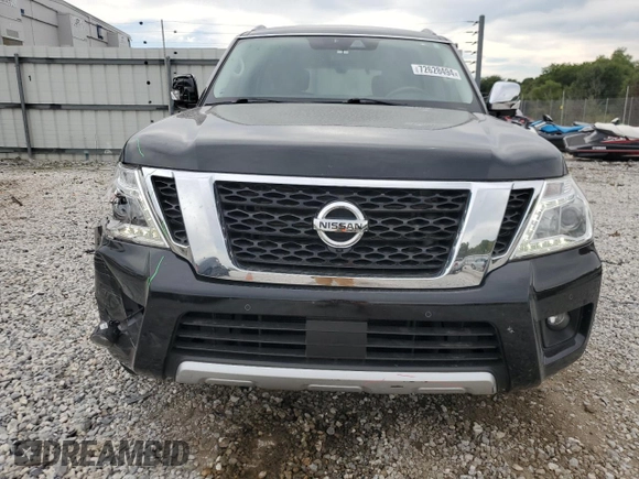 2018 Nissan Armada Platinum with VIN JN8AY2NF8JX300128, listed as a Copart auction lot 72628494 with 145,379 mi miles and Salvage Title. Bid and sale history available at carsss.com. Image 5.