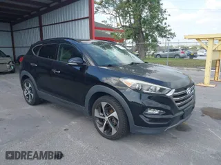 2016 Hyundai Tucson Sport with VIN KM8J33A26GU145958, listed as a IAAI auction lot 42090932 with 117,711 mi miles. Bid and sale history available at carsss.com. Image 1.