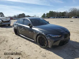 2022 BMW M3 Competition xDrive z VIN WBS43AY05NFN14913, wystawiony jako Copart lot #40401433 z przebiegiem Nie podano mil oraz . Historia ofert i sprzedaży dostępna na DreamBid. Obrazek 4.