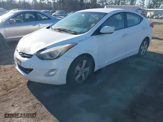 2013 Hyundai Elantra GLS with VIN 5NPDH4AE6DH390056, listed as a IAAI auction lot 41658021 with 1 mi miles. Bid and sale history available at carsss.com. Image 2.