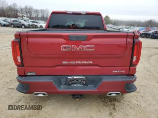 2021 GMC Sierra 1500 AT4 with VIN 3GTU9EET4MG461596, listed as a Copart auction lot 87712205 with 61,706 mi miles and Salvage Title. Bid and sale history available at carsss.com. Image 6.