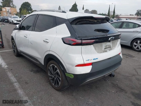 2023 Chevrolet Bolt EUV Premier with VIN 1G1FZ6S0XP4106564, listed as a IAAI auction lot 41454638 with 42,263 mi miles. Bid and sale history available at carsss.com. Image 3.