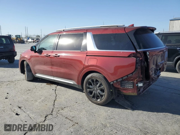 2022 Kia Carnival SX with VIN KNDNE5H30N6176019, listed as a Copart auction lot 75906744 with 15,678 mi miles and Salvage Title. Bid and sale history available at carsss.com. Image 2.