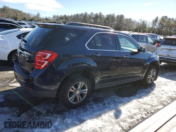 2016 Chevrolet Equinox LT with VIN 2GNALCEK7G6125450, listed as a Copart auction lot 46211355 with 152,895 mi miles and Salvage Title. Bid and sale history available at DreamBid. Image 3.