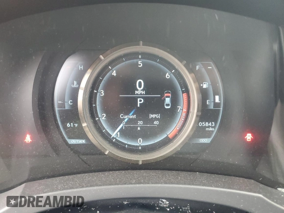 2016 Lexus IS 350 with VIN JTHBE1D27G5026974, listed as a Copart auction lot 50583985 with 105,843 mi miles and Salvage title. Bid and sale history available at DreamBid. Image 9.