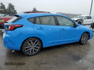 2024 Subaru Impreza Sport with VIN JF1GUAFCXR8328976, listed as a Copart auction lot 85957094 with 5,336 mi miles and Salvage Title. Bid and sale history available at carsss.com. Image 3.