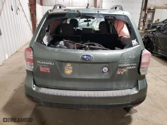 2017 Subaru Forester Premium with VIN JF2SJAGC0HH562717, listed as a Copart auction lot 80967544 with 0 mi miles and Salvage Title. Bid and sale history available at carsss.com. Image 6.