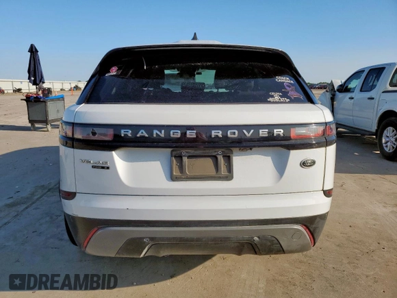 2020 Land Rover Range Rover Velar S with VIN SALYB2FV7LA256980, listed as a Copart auction lot 59130795 with Not provided miles and Salvage title. Bid and sale history available at DreamBid. Image 6.