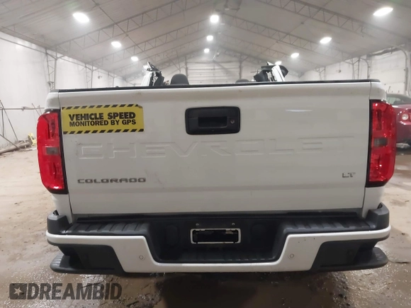 2022 Chevrolet Colorado 2WD LT with VIN 1GCHSCEAXN1235765, listed as a IAAI auction lot 41222329 with 45,763 mi miles and . Bid and sale history available at DreamBid. Image 16.