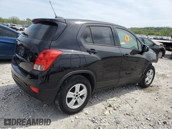 2020 Chevrolet Trax LS with VIN KL7CJKSB5LB087839, listed as a Copart auction lot 54225605 with 114,619 mi miles and Salvage title. Bid and sale history available at DreamBid. Image 3.
