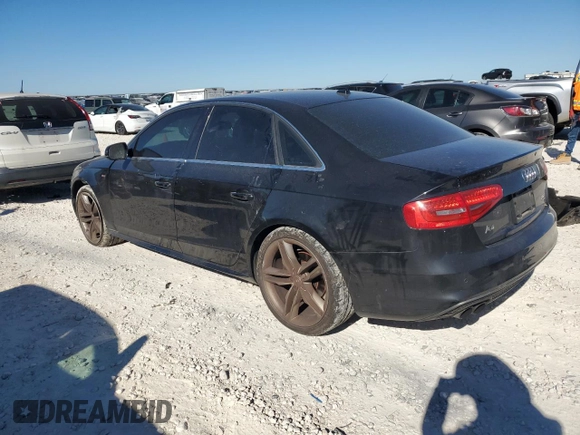 2013 Audi A4 Prestige with VIN WAUKFAFL2DA162742, listed as a Copart auction lot 80587374 with 184,580 mi miles and Salvage Title. Bid and sale history available at carsss.com. Image 2.