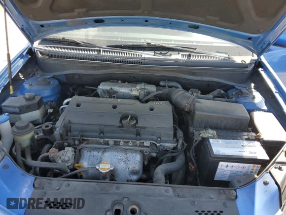 2010 Kia Rio LX with VIN KNADH4A33A6632951, listed as a Copart auction lot 72629144 with 168,289 mi miles and Salvage Title. Bid and sale history available at DreamBid. Image 11.