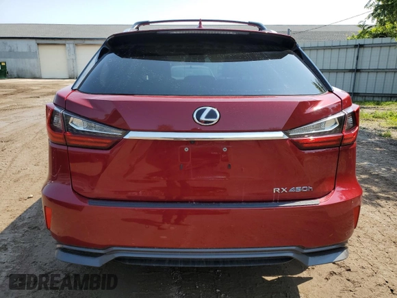 2019 Lexus RX 450h with VIN 2T2BGMCA9KC034099, listed as a Copart auction lot 59495885 with 129,030 mi miles and Clean title. Bid and sale history available at DreamBid. Image 6.