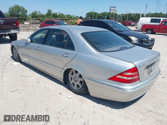 2000 Mercedes-Benz S 320/430/500 with VIN WDBNG70J3YA053038, listed as a IAAI auction lot 42043673 with 133,620 mi miles and . Bid and sale history available at DreamBid. Image 3.