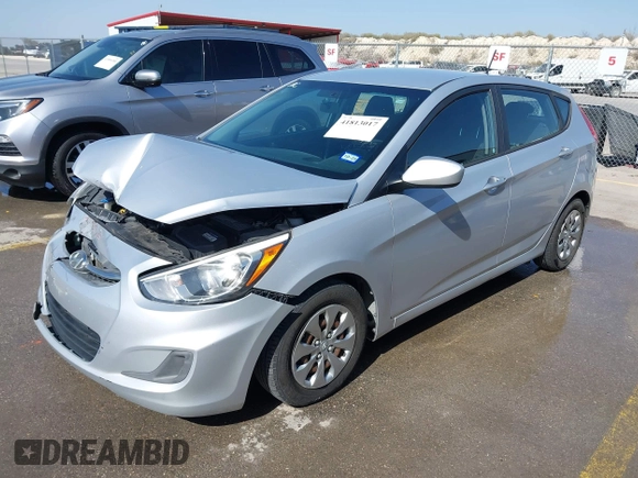 2017 Hyundai Accent SE with VIN KMHCT5AE4HU315623, listed as a IAAI auction lot 41813017 with 111,595 mi miles. Bid and sale history available at carsss.com. Image 19.