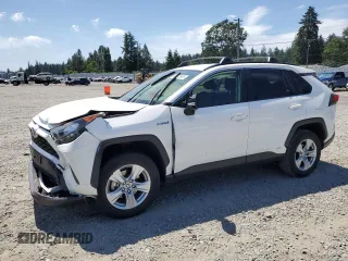 2021 Toyota RAV4 Hybrid LE with VIN JTMM6RFVXMD018561, listed as a Copart auction lot 60475965 with 56,074 mi miles and Salvage title. Bid and sale history available at DreamBid. Image 1.