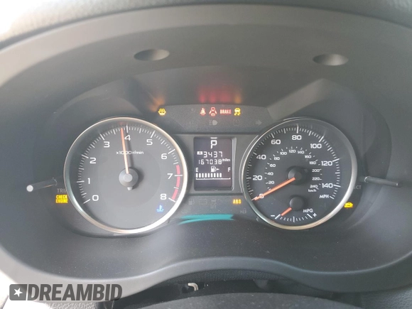 2015 Subaru Impreza 2.0i z VIN JF1GPAA64FH207512, wystawiony jako Copart lot #57500325 z przebiegiem 167 038 mil mil oraz Szkoda całkowita • Salvage title. Historia ofert i sprzedaży dostępna na DreamBid. Obrazek 9.
