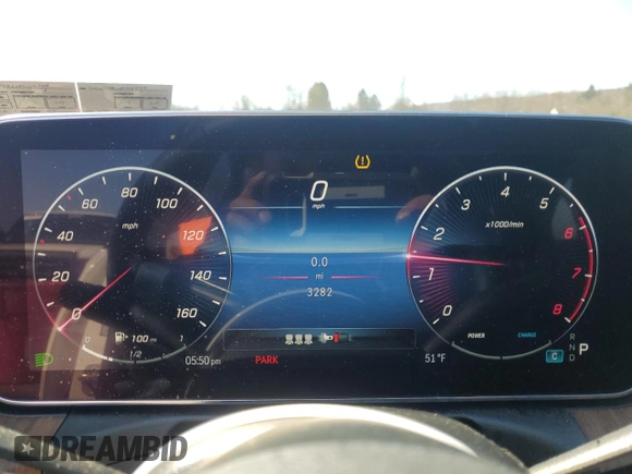 2024 Mercedes-Benz C 300 with VIN W1KAF4HB3RR204628, listed as a Copart auction lot 48146225 with 3,282 mi miles and Salvage Title. Bid and sale history available at DreamBid. Image 9.