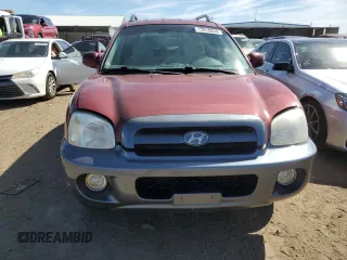 2005 Hyundai Santa Fe GLS with VIN KM8SC73D95U920289, listed as a Copart auction lot 72816834 with 120,879 mi miles and Salvage Title. Bid and sale history available at carsss.com. Image 5.