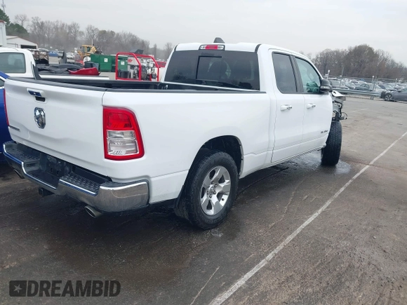 2020 Ram 1500 Big Horn with VIN 1C6RREBT0LN266926, listed as a IAAI auction lot 41794173 with 126,043 mi miles. Bid and sale history available at carsss.com. Image 4.