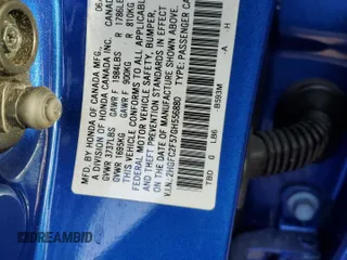 2016 Honda Civic Sedan LX with VIN 2HGFC2F57GH556880, listed as a Copart auction lot 47187825 with 86,138 mi miles and Salvage Title. Bid and sale history available at carsss.com. Image 12.