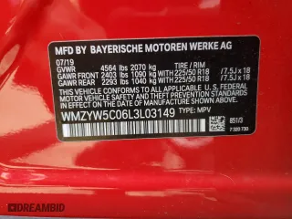 2020 MINI Countryman Cooper with VIN WMZYW5C06L3L03149, listed as a Copart auction lot 61272264 with 84,727 mi miles and Salvage Title. Bid and sale history available at carsss.com. Image 13.