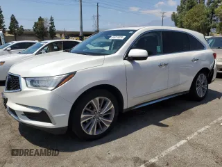 2017 Acura MDX Technology z VIN 5J8YD3H55HL000368, wystawiony jako Copart lot #54911825 z przebiegiem 38 710 mil mil oraz Szkoda całkowita • Salvage title. Historia ofert i sprzedaży dostępna na DreamBid. Obrazek 1.